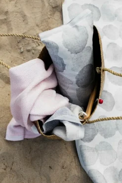 Lapuan Kankurit Sade sittunderlag för bastu 46 x 150 cm, vitt - grått