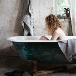 Lapuan Kankurit Terva stort badlakan, vit - linne