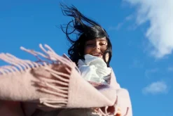 Lapuan Kankurit Uni fickshawl, dusty rose