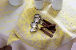 Lapuan Kankurit Villiyrtit handduk, gul - linne