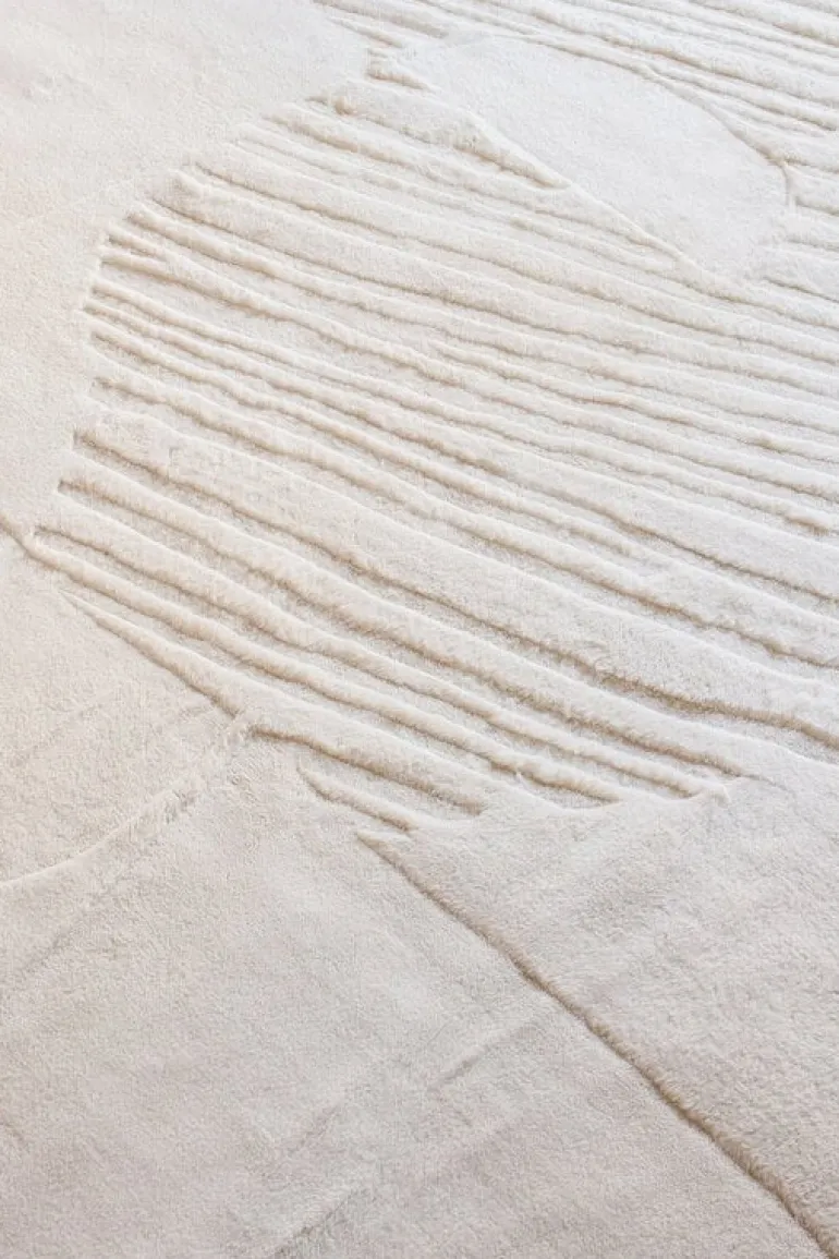 LAYERED Artisan Guild matta, benvit