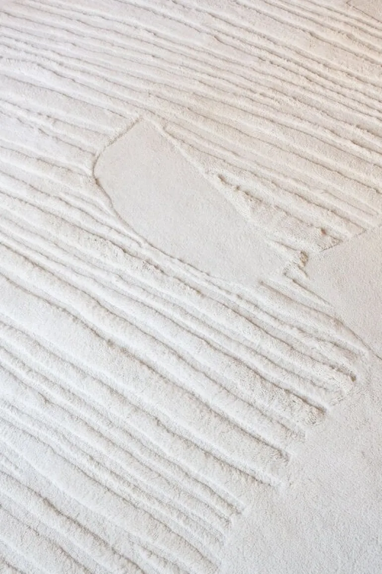 LAYERED Artisan Guild matta, benvit