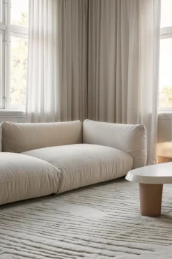 LAYERED Artisan Guild matta, benvit