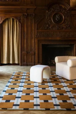 LAYERED Evelina Kroon Ochre Fields matta