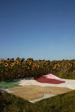 LAYERED Poppykalas Sleeping Flower matta, blå