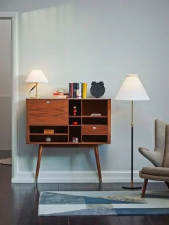 Le Klint Bord/vägglampa 306, mässing