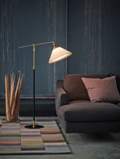 Le Klint Golvlampa 349, mässing - svart