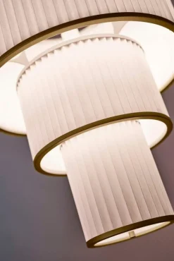 Le Klint Plivello 112 pendellampa, vit - guld