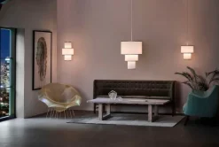 Le Klint Plivello 111 pendellampa, vit - guld