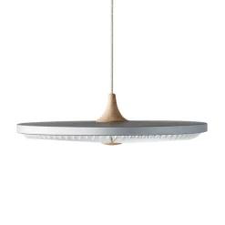 Le Klint Soleil pendellampa, 35 cm, plast, silver cloud