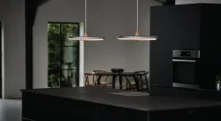 Le Klint Soleil pendellampa, 50 cm, plast, silver cloud