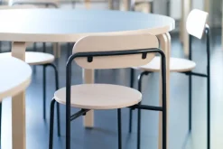 Lepo Product Moderno stol med armstöd, svart - björk