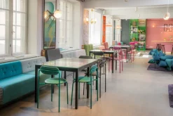 Lepo Product Moderno stol, grön - grön klädsel