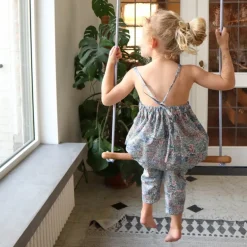 Lillagunga Bone Trapets, vit - grå rep