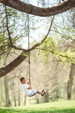 Lillagunga Disco Outdoor gunga, valnöt - svart