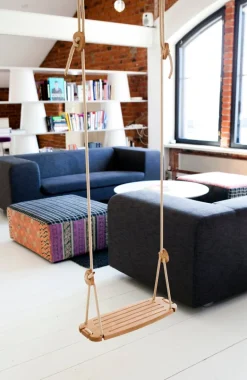 Lillagunga Lillagunga Classic gunga, ek - beige