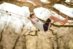 Lillagunga Lillagunga Classic Outdoor gunga, valnöt - svart