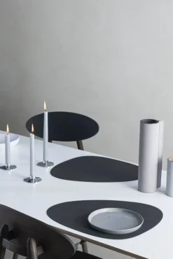 Lind DNA Curve bordstablett, 37 x 44 cm, svart Nupo-läder