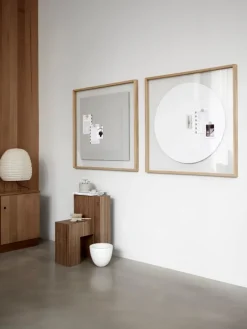 Lintex A01 glastavla, 100 x 100 cm, rund, shy