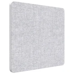 Lintex Edge bordsskärm, frontmonterad, grå - vit