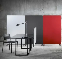 Lintex Edge golvskärm, grå - vit