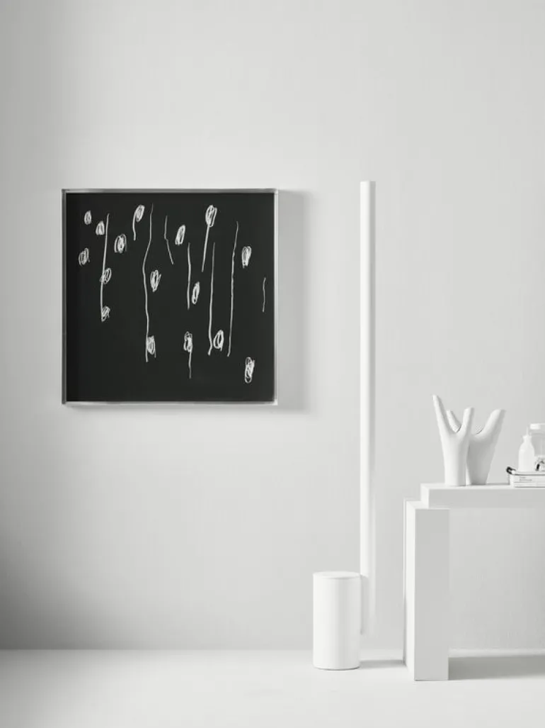 Lintex Mathematics krittavla, 90 x 90 cm, svart