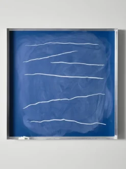 Lintex Mathematics krittavla, 90 x 90 cm, blå