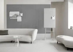 Lintex Mono Mobile glastavla, 70,7 x 196 cm, ljusgrå