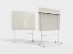 Lintex Mono Mobile glastavla, 150,7 x 196 cm, ljusgrå