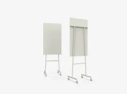 Lintex Mono Silk Mobile glastavla, 70,7 x 196 cm, ljusgrå