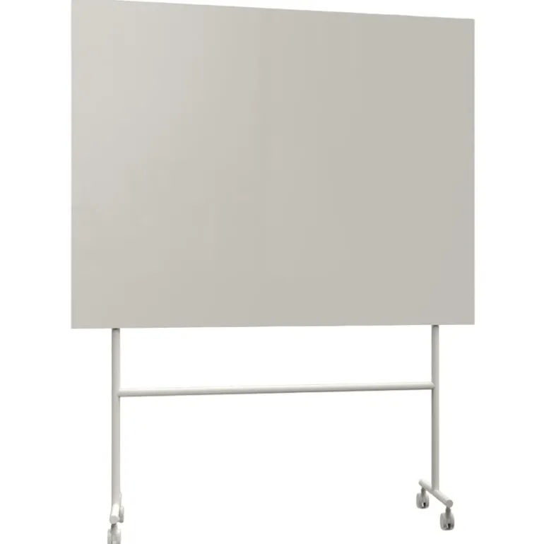 Lintex Mono Silk Mobile glastavla, 150,7 x 196 cm, ljusgrå