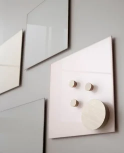 Lintex Mood Wall glastavla, 50 x 50 cm, pure