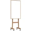 Lintex Wood Mobile whiteboardtavla, 70,8 x 196 cm, vit - ek