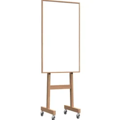 Lintex Wood Mobile whiteboardtavla, 70,8 x 196 cm, vit - ek