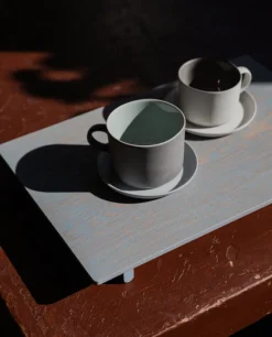 Lokal Helsinki Kahvi kopp, M, vit - grå