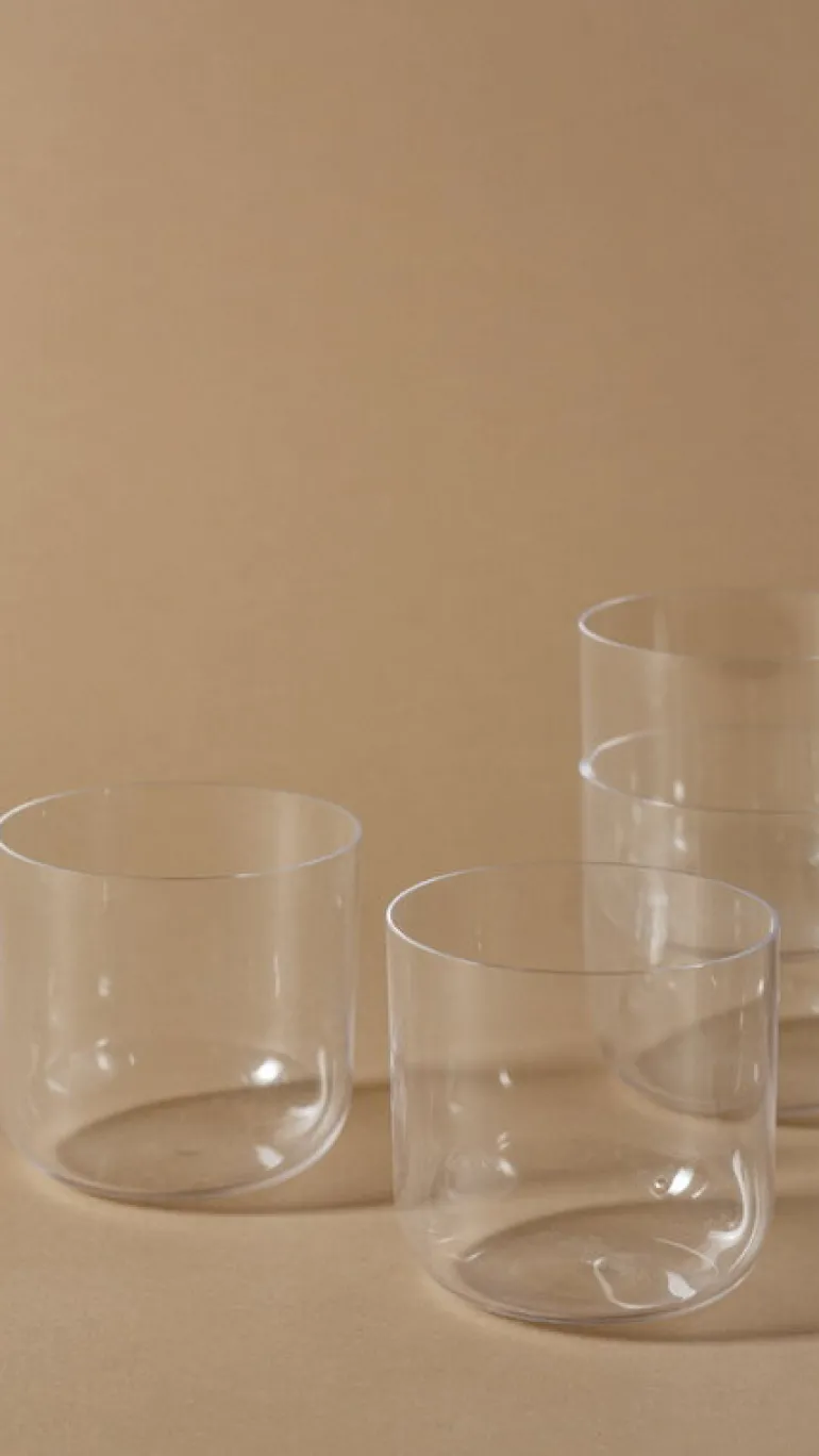 Lokal Helsinki Kupla glas, bred, klar