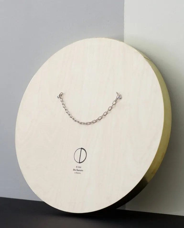 Lokal Helsinki Vino 60 spegel, mässing, utåtgående