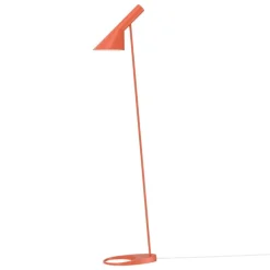 Louis Poulsen AJ golvlampa, electric orange