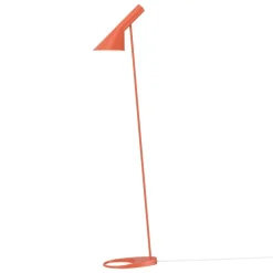 Louis Poulsen AJ golvlampa, electric orange