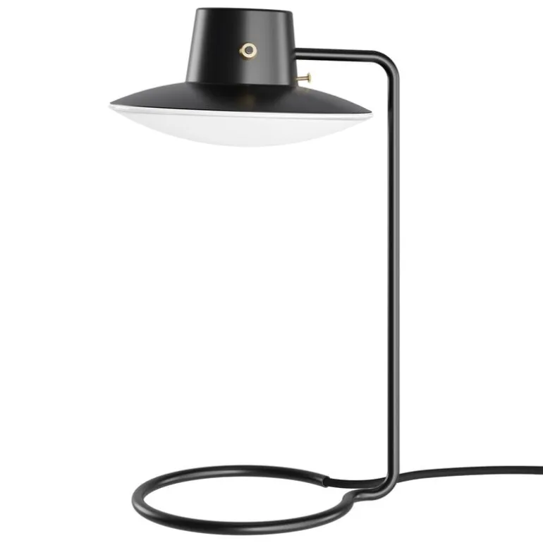 Louis Poulsen AJ Oxford bordslampa, 410 mm, svart - opalglas