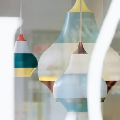 Louis Poulsen Cirque pendellampa, 38 cm, gul ovandel