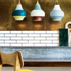 Louis Poulsen Cirque pendellampa, 15 cm, röd ovandel