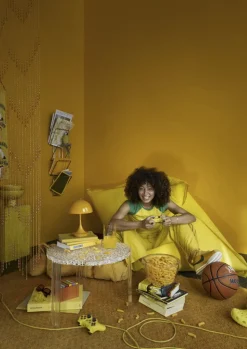 Louis Poulsen Panthella 160 Portable V3 bordslampa, gul