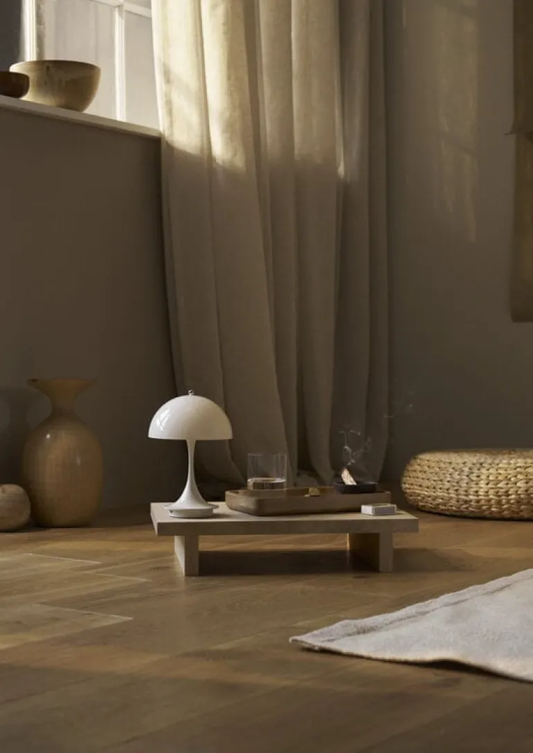 Louis Poulsen Panthella 160 Portable V3 bordslampa, opal beige