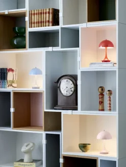 Louis Poulsen Panthella 160 Portable Metal V2 bordslampa, blekrosa