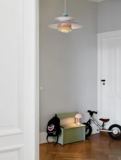 Louis Poulsen Panthella 160 Portable Metal V2 bordslampa, blekrosa