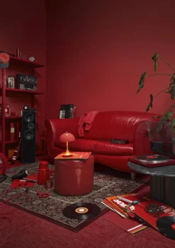 Louis Poulsen Panthella 160 Portable V3 bordslampa, korall