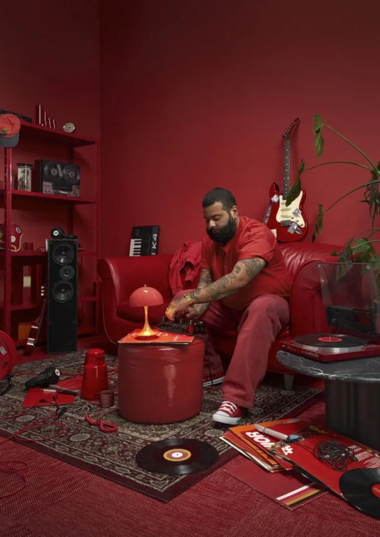 Louis Poulsen Panthella 160 Portable V3 bordslampa, korall