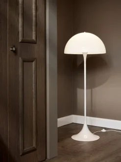 Louis Poulsen Panthella golvlampa, V2, opal