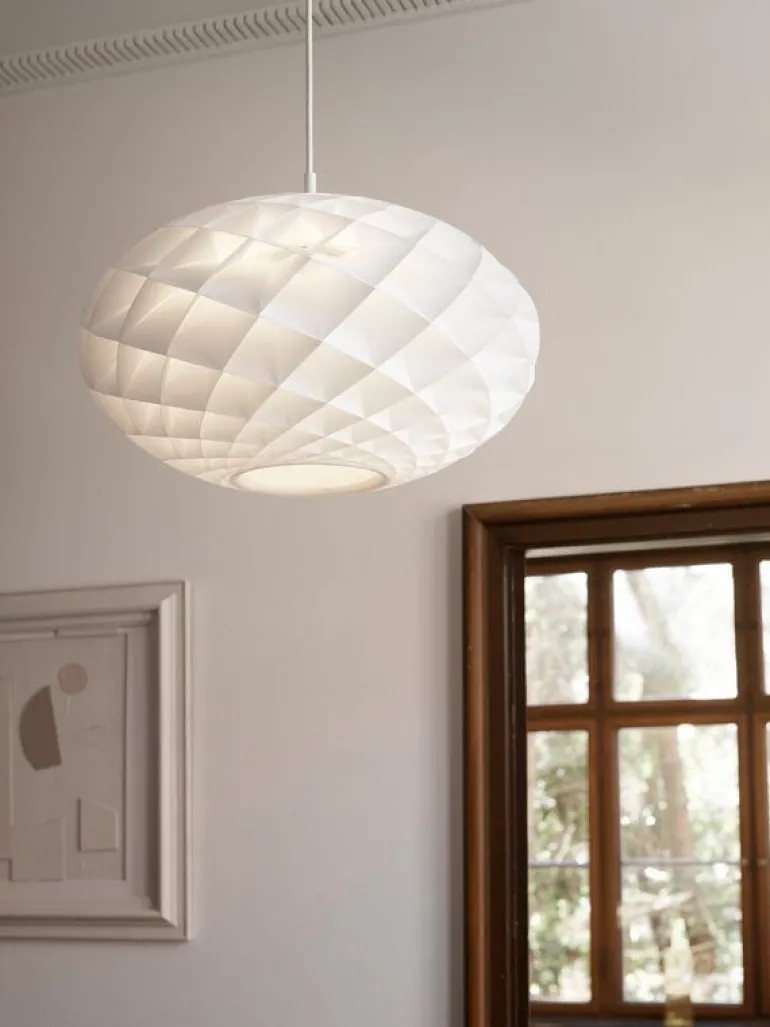 Louis Poulsen Patera 500 oval pendel, vit
